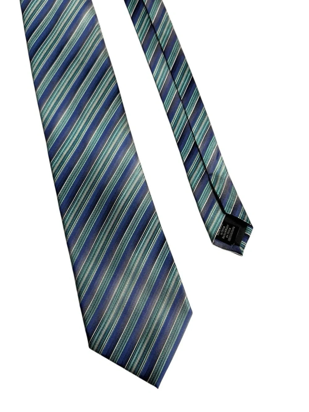 Van Heusen Silk Tie Handmade Quiet Luxury Career Professional Wedding Formal